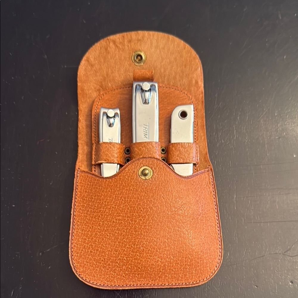 Tan Leather Pouch